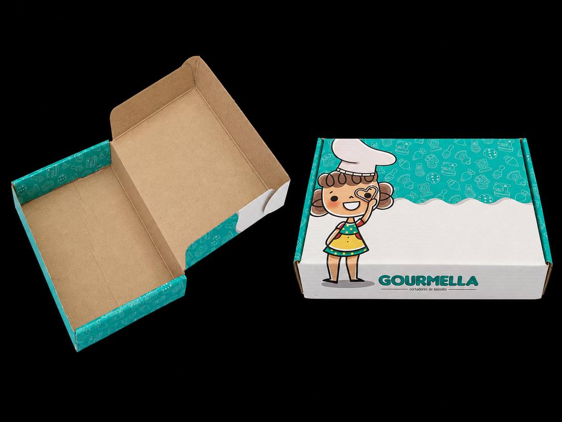 Caixa acoplada personalizada — Gourmella
