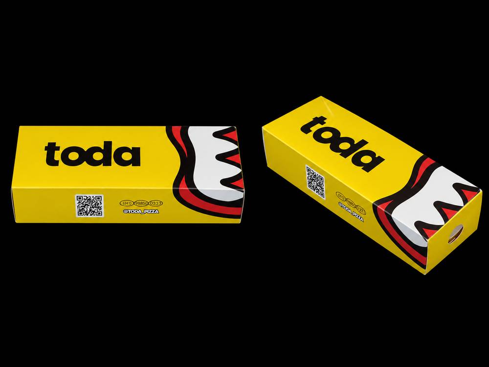 Caixa para fatia de pizza retangular — Toda Pizza