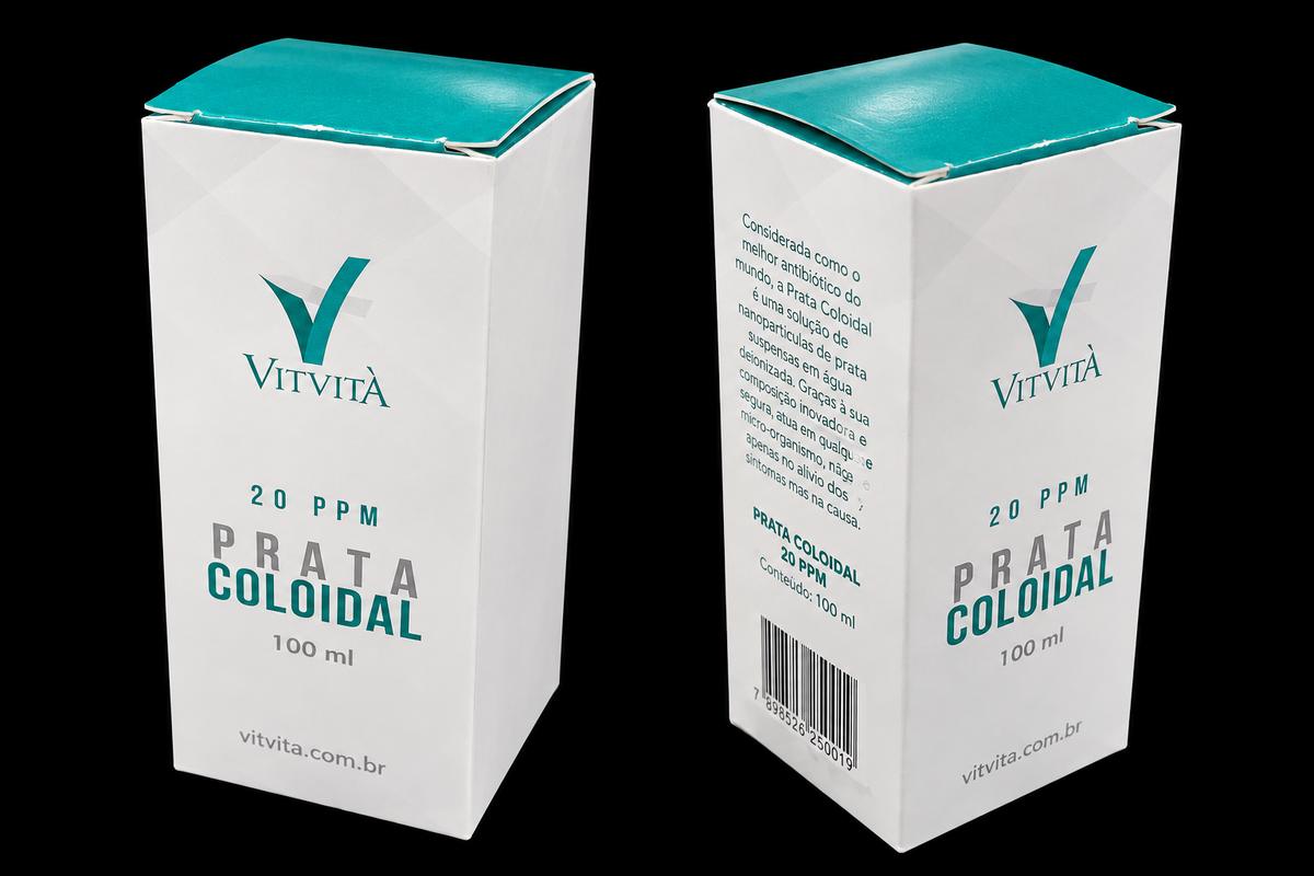 Cartucho branco para frasco de 100 ml — VitVità